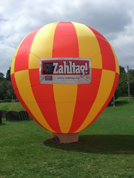 Die besondere Werbefläche - Fesselballon